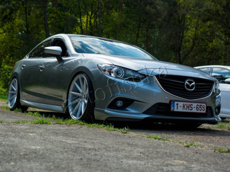 Mazda 6 (13 – 18) клыки переднего бампера Lite Style