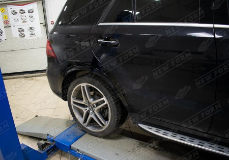 Mercedes-Benz GLE-Klasse W166 2015 - 2018 Пороги
