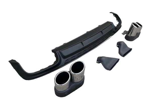 Диффузор S6 с насадками для Audi A6 2019+ S-line