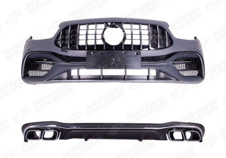 Mercedes-Benz E-Klasse W213 рестайлинг 2020 - н.в. Обвес 6.3 AMG хром