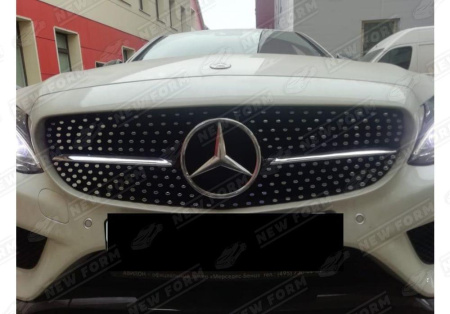Mercedes-Benz C-Klasse W205 2014 - 2018 Решетка радиатора Diamond Sport серебро