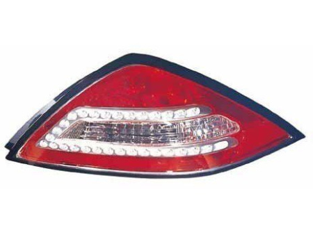 Honda Accord (03-05) 2 дв. купе фонари задние светодиодные красно-хромированные, комплект 2 шт.