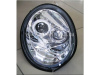 Volkswagen New Beetle (98-05) фары передние хромированные со светящимися ободками, комплект 2 шт.