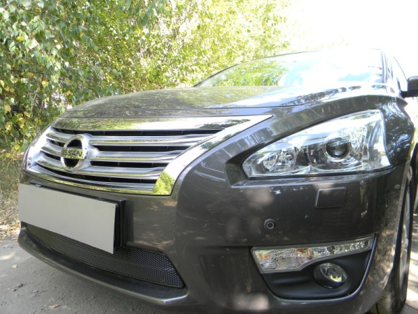 Nissan Teana (14–) Защита радиатора Premium, чёрная