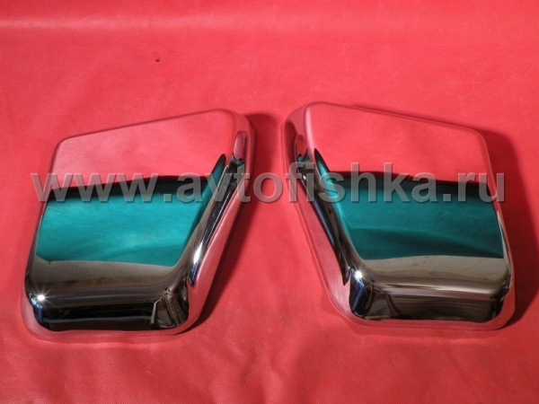 Hummer H2 (02-08) накладки на воздухозаборники под лобовым стеклом боковые, хромированный пластик