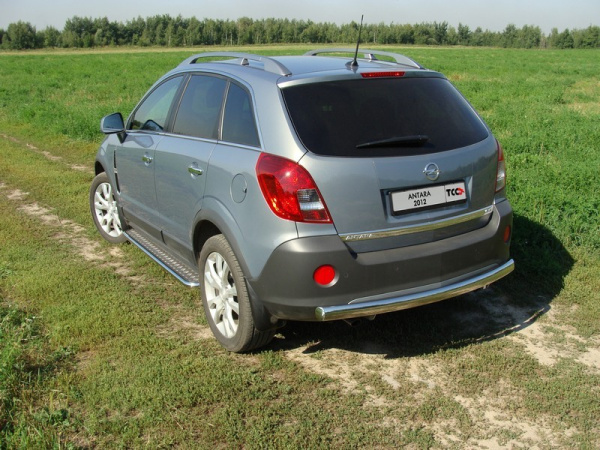 Opel Antara (11–) Защита задняя (центральная овальная) 75х42 мм