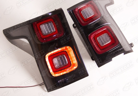 Land Rover Range Rover 4 поколение 2012 - 2017 Фонари задние рестайлинговые черные