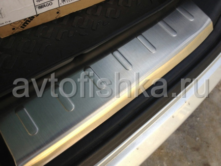 Hyundai ix35 (2010-) накладки из нержавеющей стали на порог задней двери, 2 штуки