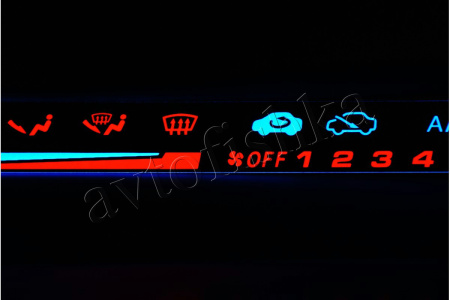 Honda Civic (92-95) светодиодные шкалы (циферблаты) на климат