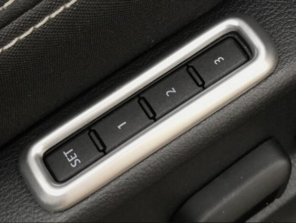 Skoda Kodiaq (16–) Окантовка кнопок управления регулировки кресел, ABS Silver