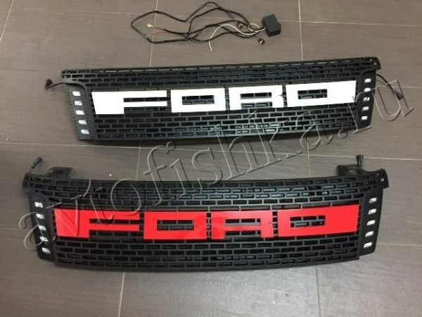 Ford Ranger T6 (11-15) решетка радиатора с DRL подсветкой RAPTOR