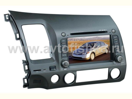 Honda Civic VIII (2006-) автомагнитола с 7 дюймовым HD экраном, GPS навигацией