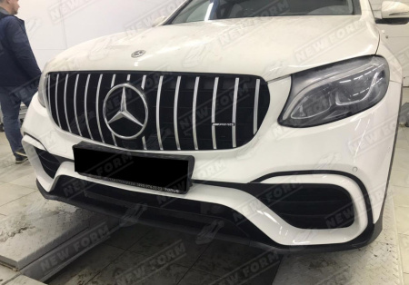 Mercedes-Benz GLC-Klasse X253 2015 - 2019 Решетка радиатора Panamerica хром