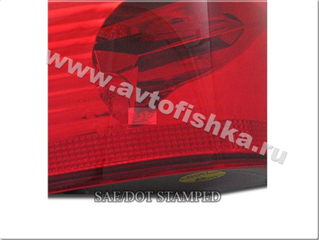 BMW X5 (98-06) фонари задние красно-белые прозрачные, комплект лев.+прав.