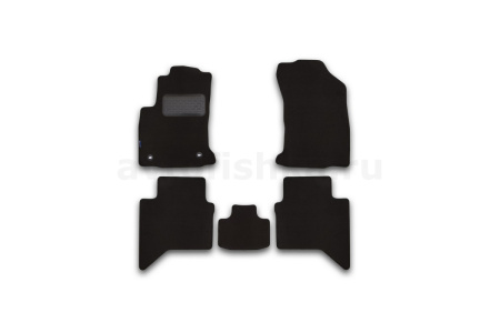 Коврики в салон TOYOTA Hilux 2015->, пик., 5 шт. (текстиль)