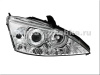 Ford Focus 1 (98-04) Europe+USA фары ксеноновые передние линзовые хромированные, со светящимися ободками, комплект 2 шт.