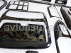 Toyota Land Cruiser Prado 120 (02-) накладки в салон автомобиля под дерево, цвет черный рояль (piano black), комплект 24 предмета.