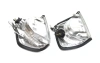 Mercedes W124 (84-95) поворотники угловые хромированные, комплект 2 шт.