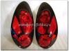 Chrysler PT Cruiser (01-05) фонари задние красно-черные, комплект 2 шт.