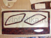 Nissan Qashqai (2007-2010) декор салона авто под дерево с механической коробкой, комплект 10 предметов.
