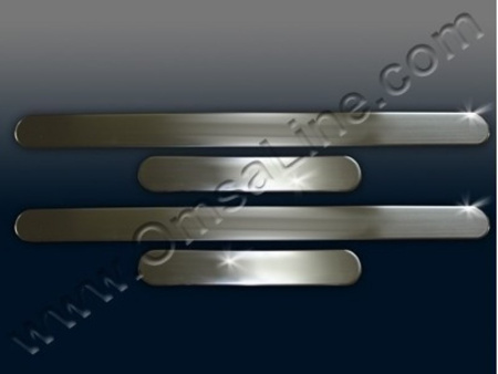 Honda Civic (2012-) накладки порогов дверных проемов из нержавеющей стали, комплект 4 шт.