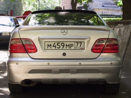 Mercedes E-Class W208 накладка LORINSER на крышку багажника