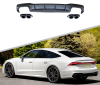 Диффузор S7 S-line с насадками для Audi A7 2019+