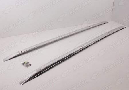 Toyota Land Cruiser LC 200 (1 рестайлинг) 2012 - 2015 Рейлинги стиль Lexus серебристые