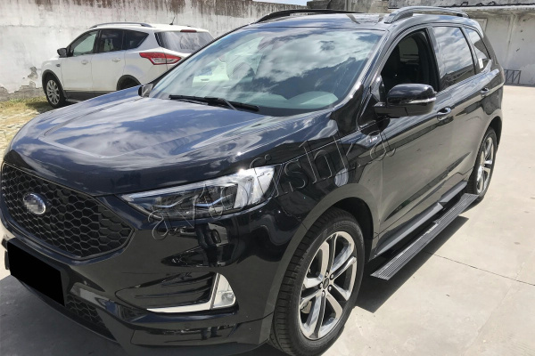 Ford Edge Plus 2015-2018 (19-) штатные выезжающие электропороги автоматические
