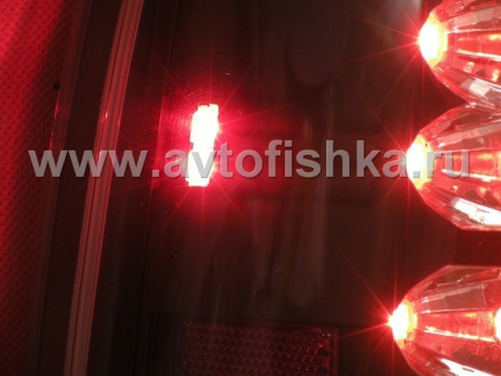 Chevrolet Tahoe, Suburban, GMC Yukon, Denali (99-06) фонари задние светодиодные черные, комплект 2 шт.