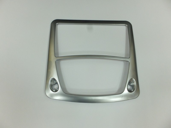 Nissan X-Trail (14–) Окантовка верхней центральной подсветки салона, ABS серебристая