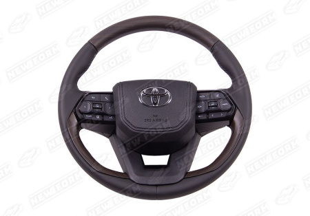 Toyota Land Cruiser LC 200 2007 - 2012 Руль коричневое дерево