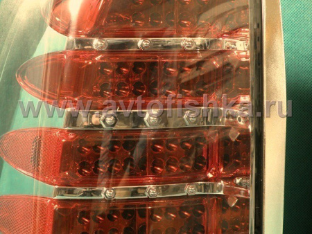 Chevrolet Trailblazer (01-09) фонари задние светодиодные тонированные, комплект 2 шт.