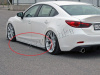 Mazda 6 (13 – 18) боковые сплиттеры на пороги