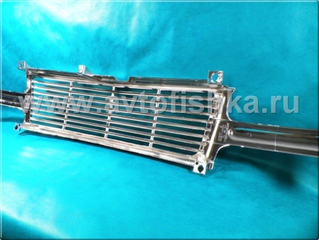 Chevrolet Tahoe, Suburban (99-06) решетка радиатора хромированная пластиковая, горизонтальный дизайн