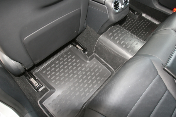 Коврики 3D в салон MERCEDES-BENZ С-Class W205, 2014->, седан, 4 шт. (полиуретан)