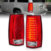 Chevrolet Tahoe, Suburban, GMC Yukon, Denali (07-) фонари задние светодиодные красно-тонированные, комплект 2 шт.