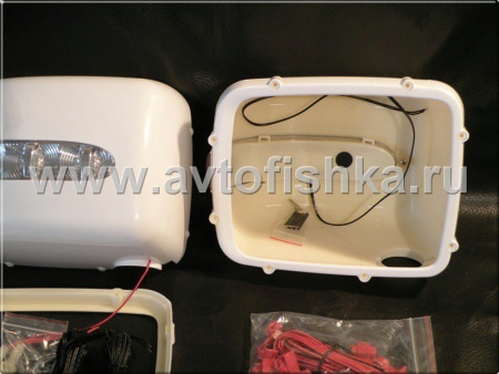 Mercedes G-class W463 (90-02) корпуса боковых зеркал со светодиодными поворотниками черные, комплект 2 шт.