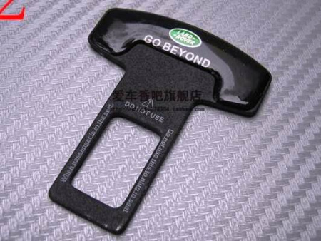 Вставка в замок ремня безопасности с логотипом Land Rover, лакированная