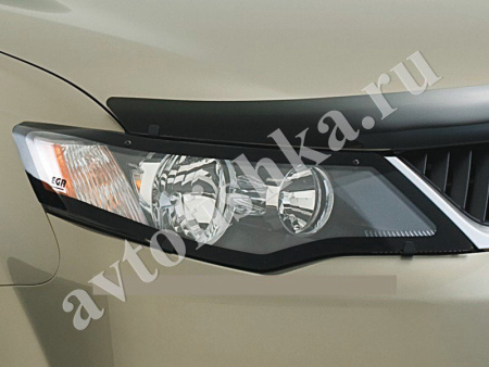 Защита передних фар прозрачная Mitsubishi Outlander XL 2007-2009