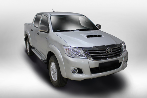Комплект пороги алюминиевый профиль,Toyota HiLux 2011-
