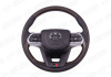 Toyota Land Cruiser LC 200 (1 рестайлинг) 2012 - 2015 Руль GR коричневое дерево