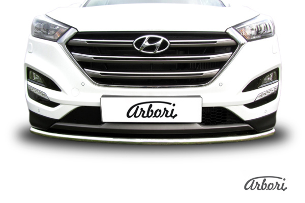 Защита переднего бампера Arbori d42 HYUNDAI Tucson 4WD 2015-
