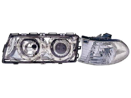BMW E38 (99-01) фары передние с указателями поворотов ксеноновые С -D1S-, с блоком управления ксеноном -PHILIPS, с регулирующим мотором