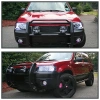Ford Escape, Maverick (05-07) линзованные фары передние черные с ангельскими глазками 