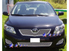 Toyota Corolla (06-10) накладки решетки радиатора и переднего бампера хромированные, комплект 4 шт.