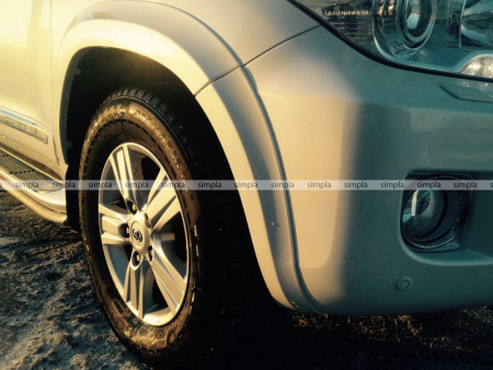 Toyota Land Cruiser 200 (2012+) расширители колесных арок, комплект 10 шт.
