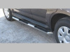 Mitsubishi Outlander XL (05-09) пороги боковые, труба 76 мм с накладками