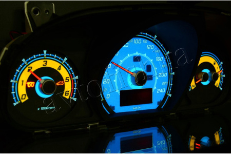 Kia Ceed светодиодные шкалы (циферблаты) на панель приборов