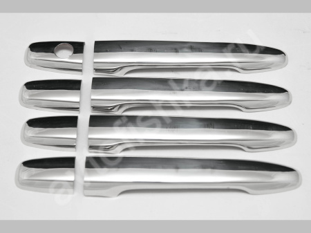 Mitsubishi Lancer 9 (2004-2008) накладки на ручки дверей из нержавеющей стали, 4 шт.